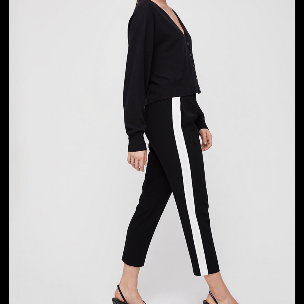 Nwot Aritzia Babaton Conan Pant- Black -Size 00